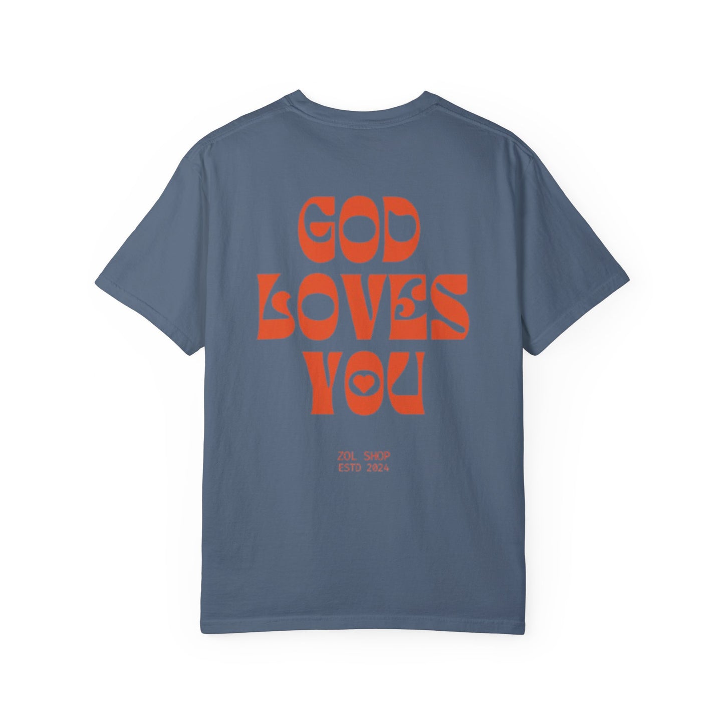 Unisex GOD LOVES YOU, Camiseta cristiana, camiseta estetica, camiseta juvenil, Regalo para cristianos