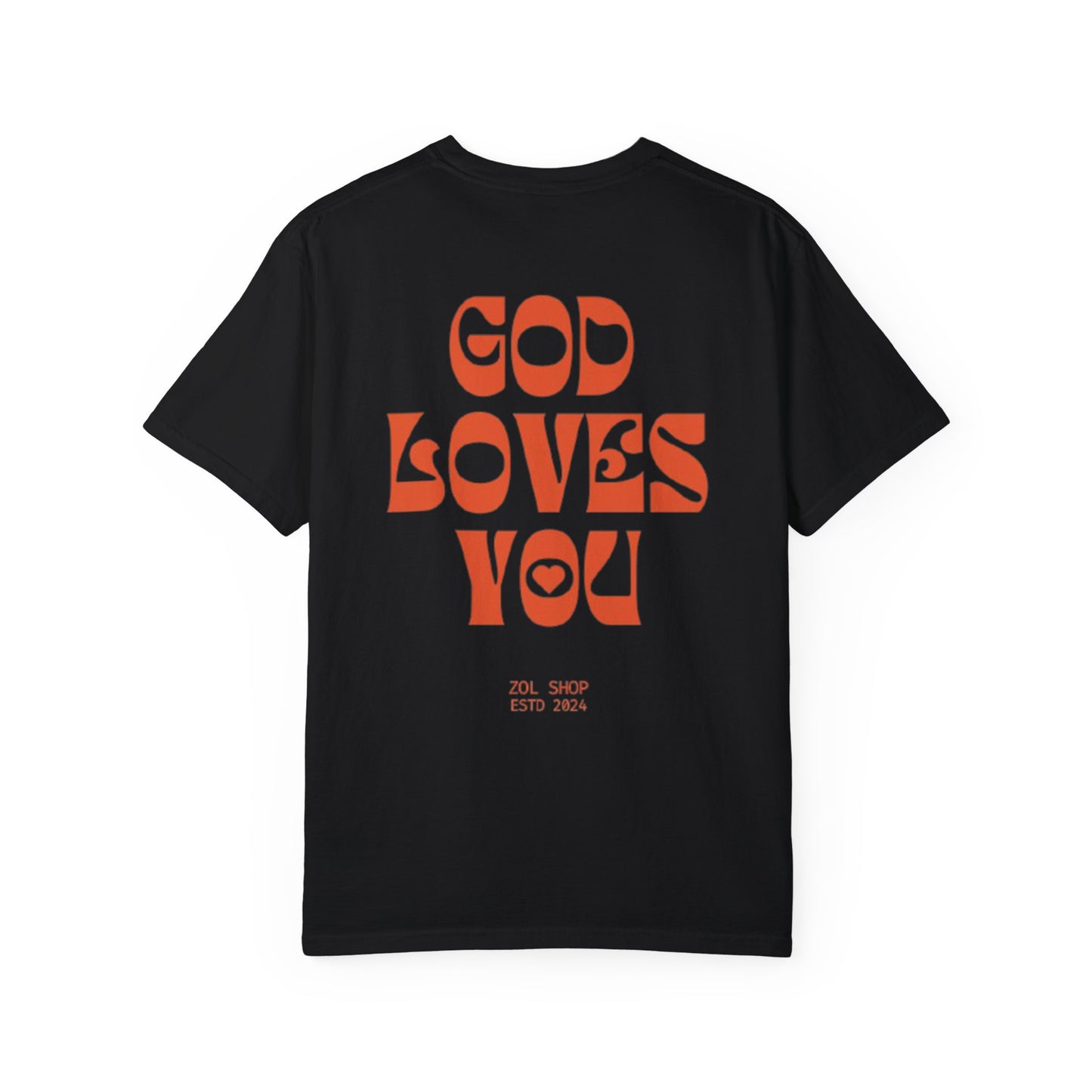 Unisex GOD LOVES YOU, Camiseta cristiana, camiseta estetica, camiseta juvenil, Regalo para cristianos