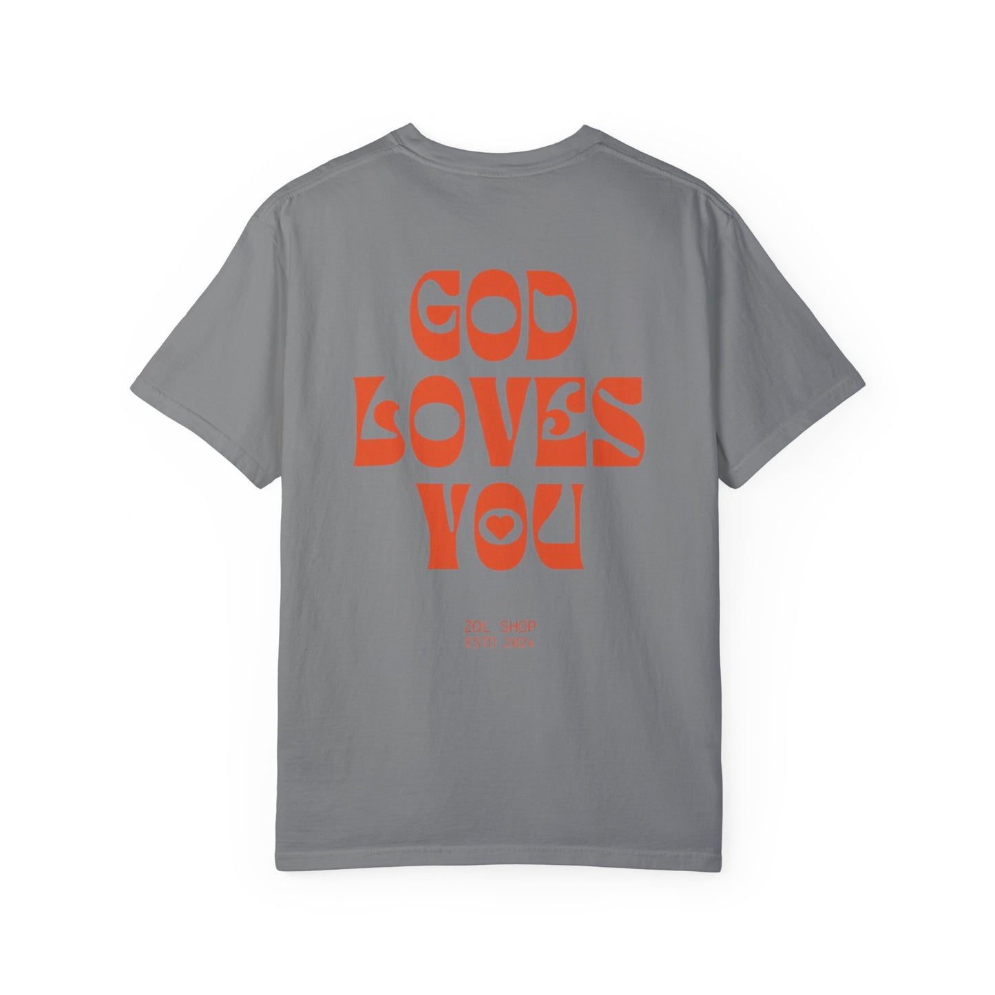 Unisex GOD LOVES YOU, Camiseta cristiana, camiseta estetica, camiseta juvenil, Regalo para cristianos